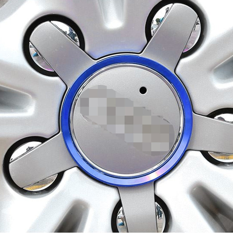 4 PCS Car Aluminum Wheel Hub Deroration Ring For Audi - HoMEdemic™ 