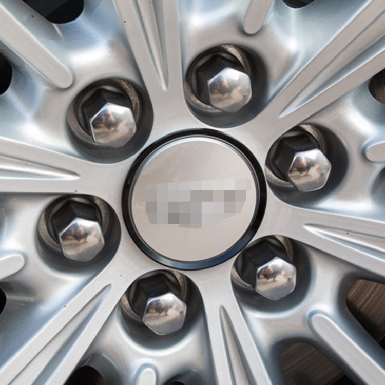 4 PCS Car Aluminum Wheel Hub Deroration Ring For Cadillac - HoMEdemic™ 
