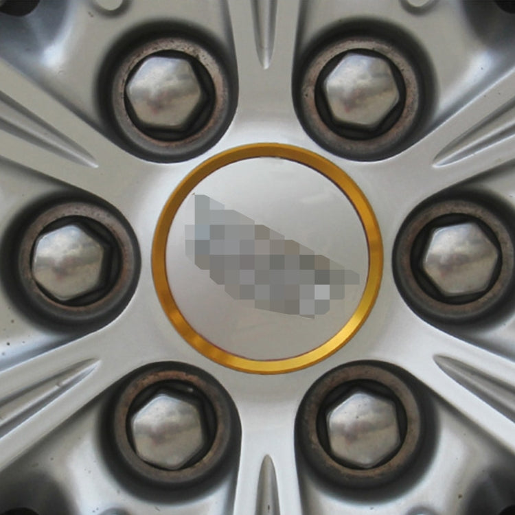 4 PCS Car Aluminum Wheel Hub Deroration Ring For Cadillac - HoMEdemic™ 