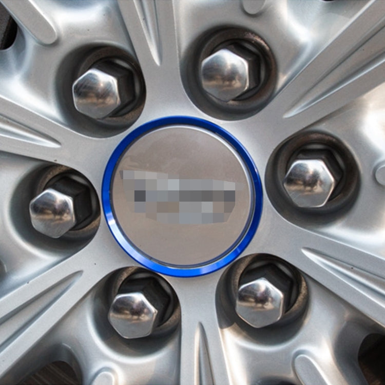4 PCS Car Aluminum Wheel Hub Deroration Ring For Cadillac - HoMEdemic™ 