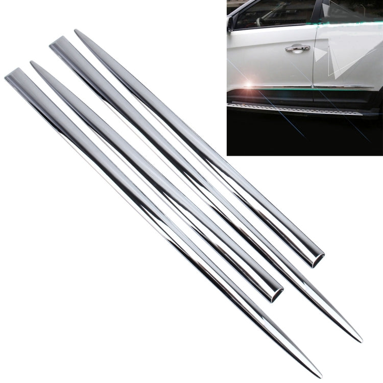 4 PCS Car Auto Door Side Edge Metal Anti-scratch Body Guard Protection Strip Sticker - HoMEdemic™ 