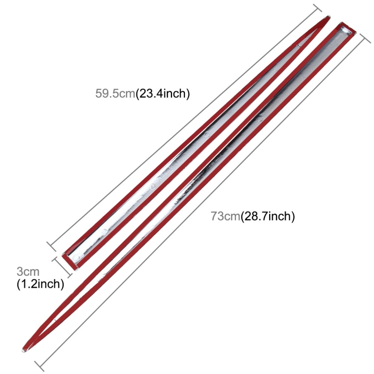 4 PCS Car Auto Door Side Edge Metal Anti-scratch Body Guard Protection Strip Sticker - HoMEdemic™ 