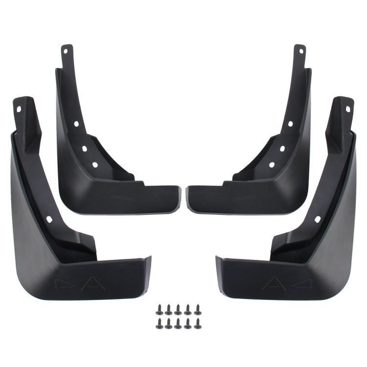 4 PCS Car Auto Semi-Rigid PVC Splash Flaps Mudguards Fender Guard for Audi A4L 2016 Version, For 2016 A4L - HoMEdemic™ 