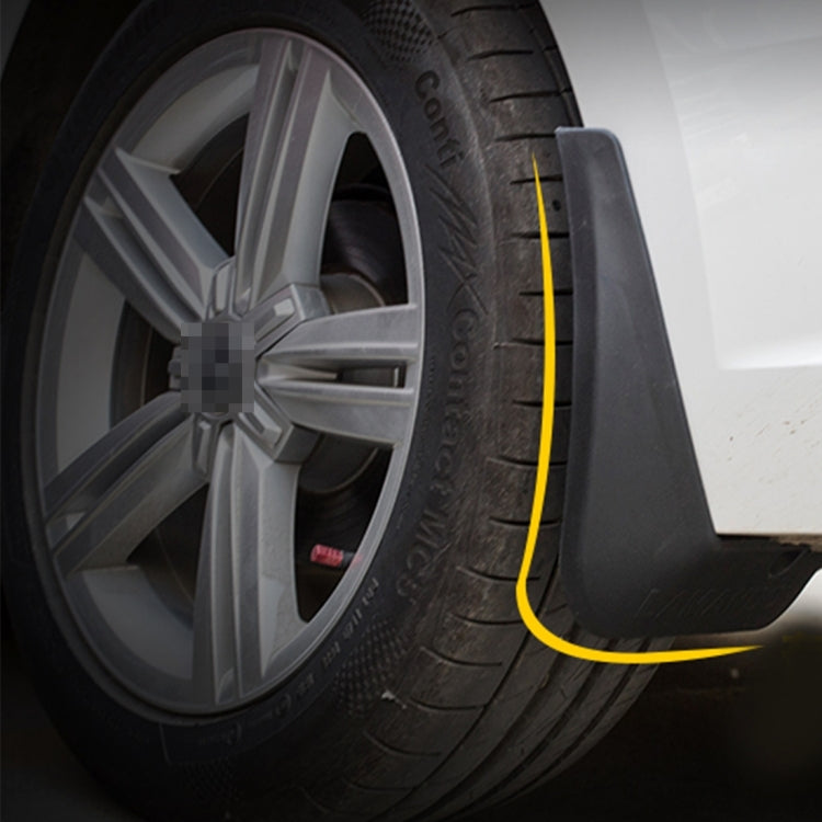 4 PCS Car Auto Semi-Rigid PVC Splash Flaps Mudguards Fender Guard for Audi A4L 2016 Version, For 2016 A4L - HoMEdemic™ 