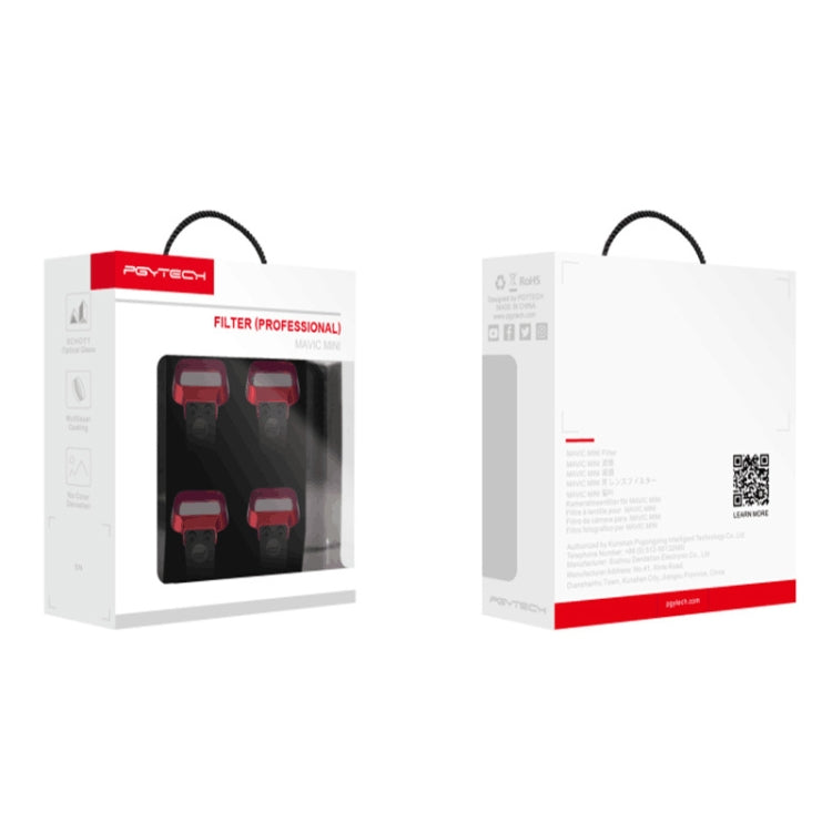 4 PCS PGYTECH P-12A-019 ND8 / 16 / 32 / 64 Dimming Lens Filter Set for DJI Mavic Mini Drone Accessories - HoMEdemic™ 