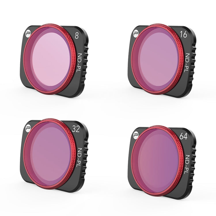 4 PCS PGYTECH P-16A-035 NDPL8 / 16 / 32 / 64 Lens Filter for DJI Mavic Air 2 Drone Accessories - HoMEdemic™ 