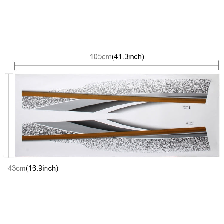 4 PCS SUV Body Decorative Strip Brand Car Streamline Shining Sticker for Toyota Prado 2014 Version, For 2014 Version Prado - HoMEdemic™ 