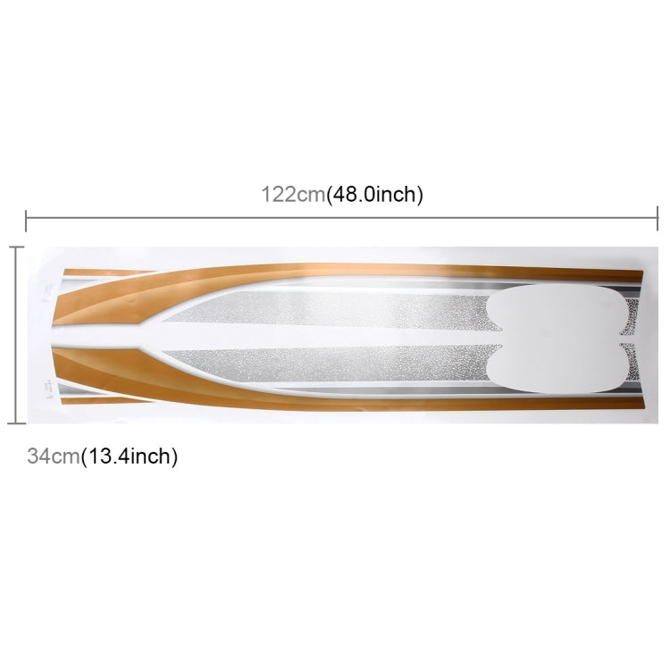 4 PCS SUV Body Decorative Strip Brand Car Streamline Shining Sticker for Toyota Prado 2014 Version, For 2014 Version Prado - HoMEdemic™ 