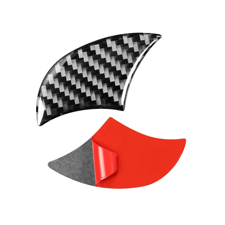 4 PCS / Set Carbon Fiber Car Front Middle Net Logo Decorative Sticker for Toyota 4Runner 2010-2020, Front Middle Net Logo - HoMEdemic™ 