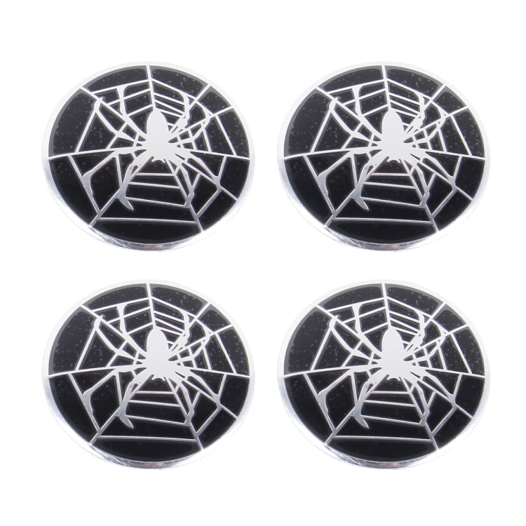 4 PCS Spider Metal Car Sticker Wheel Hub Caps Centre Cover Decoration, Spider - HoMEdemic™ 