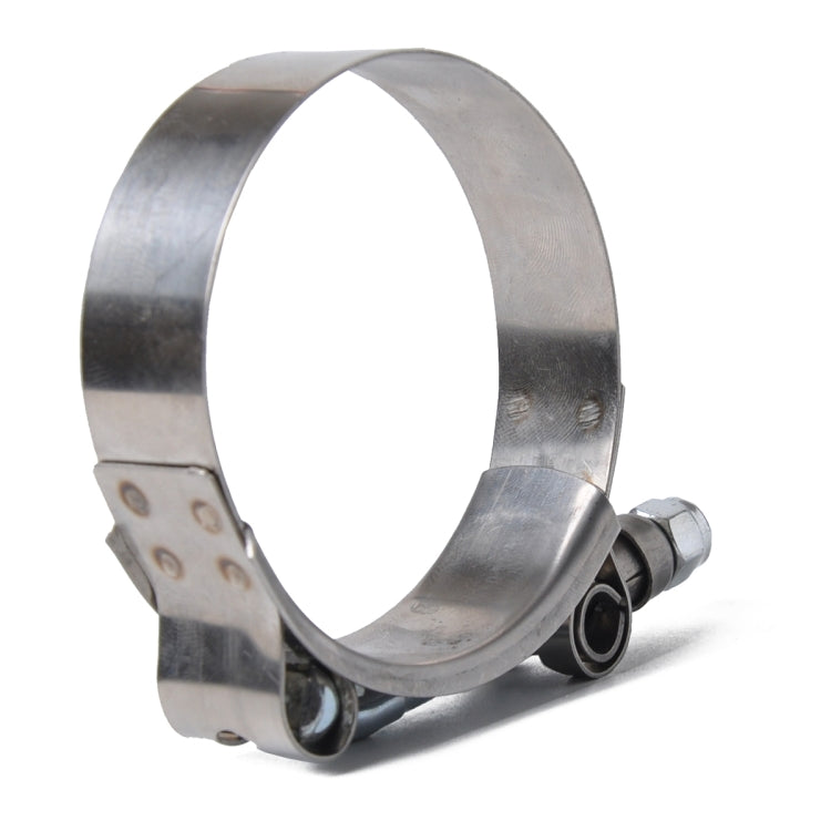 4 PCS Stainless Steel T-Bolt Hose Clamps Pipe Clip Fuel Line Clip, Size: 79-87mm, Size: 79-87mm - HoMEdemic™ 