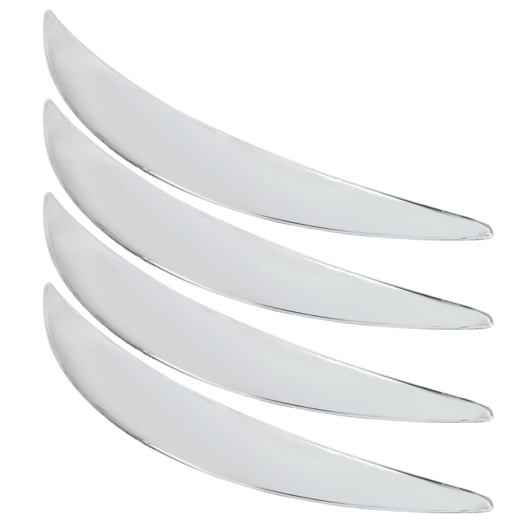 4 PCS Universal Car Auto Plastic Body Bumper Guard Protector Strip Sticker(Silver), JM-330 4 PCS - HoMEdemic™ 