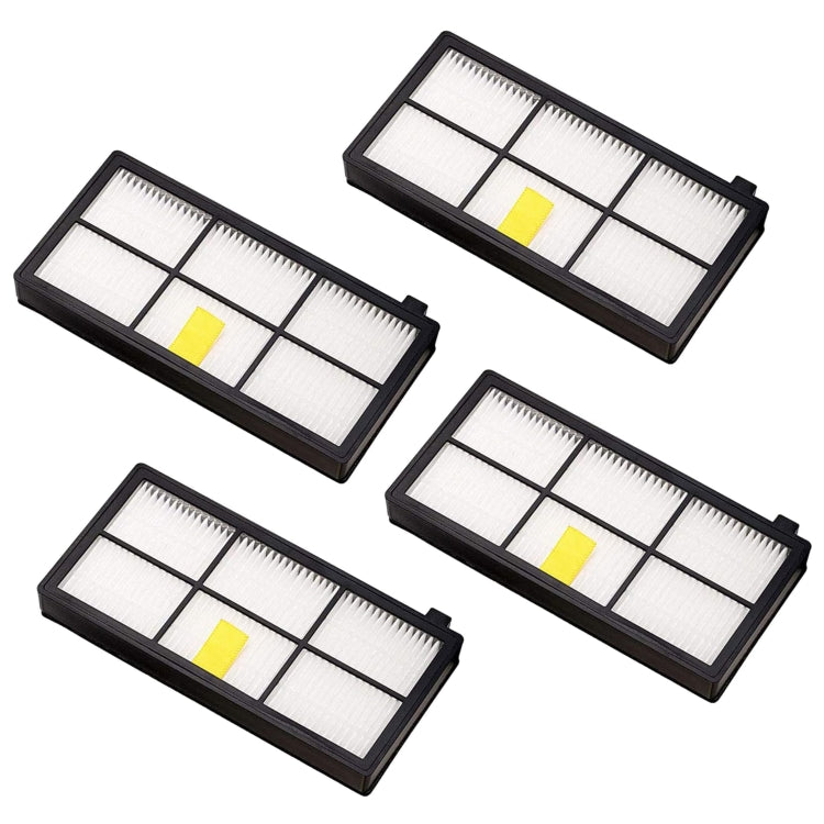 4 PCS Universal Replacement Robotic Vacuum Cleaner HEPA Filter for iRobot 870 / 800 / 880 / 960 / 980 - HoMEdemic™ 