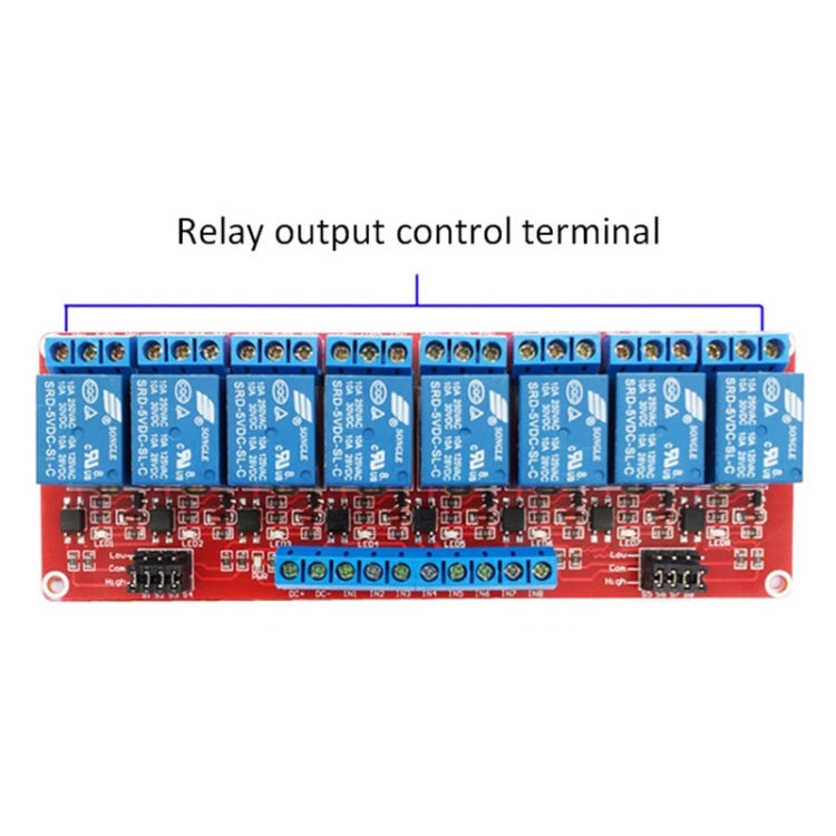 4 Way 5V Relay Module With Optocoupler Isolation Supports High And Low Level Trigger Expansion Board - HoMEdemic™ 