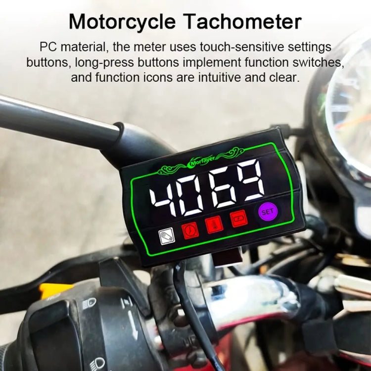 4 in 1 Ambient Temperature Gauge Morfayer Locomotive Intelligent Multi-function Tachometer - HoMEdemic™ 