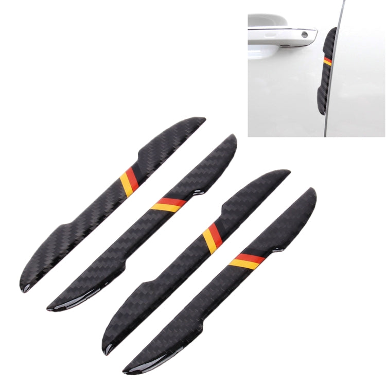 4 in 1 Carbon Fiber Car Auto Side Door Edge Guard Protection Trims Stickers, Yellow, Blue, Black - HoMEdemic™ 