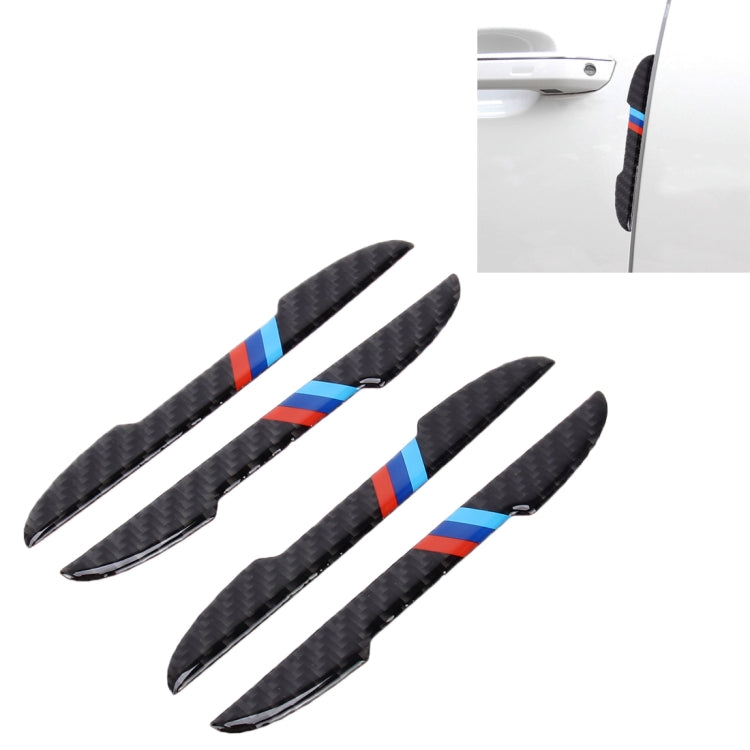 4 in 1 Carbon Fiber Car Auto Side Door Edge Guard Protection Trims Stickers, Yellow, Blue, Black - HoMEdemic™ 