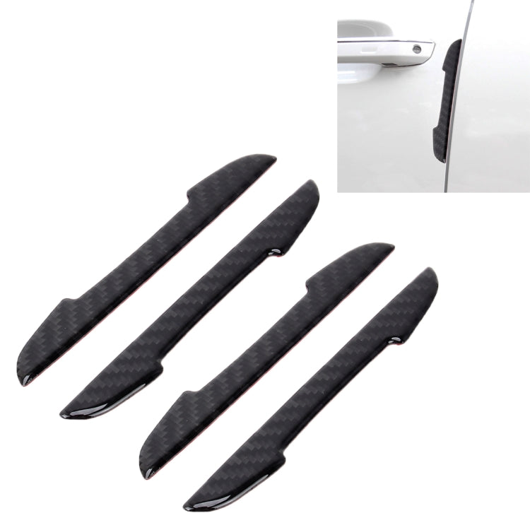 4 in 1 Carbon Fiber Car Auto Side Door Edge Guard Protection Trims Stickers, Yellow, Blue, Black - HoMEdemic™ 