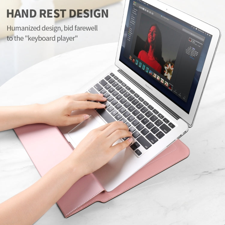 4 in 1 Universal Laptop Holder PU Waterproof Protection Wrist Laptop Bag, Size: 17 inch, 17inch - HoMEdemic™ 