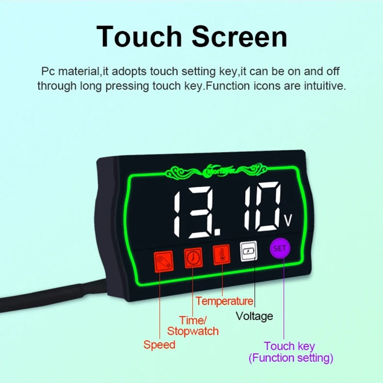 4 in 1 Water Temperature Meter Morfayer Locomotive Intelligent Multi-function Tachometer - HoMEdemic™ 