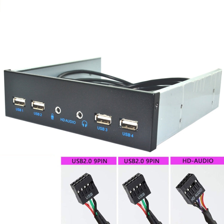 4 x USB 2.0+HD-AUDIO Desktop PC Case Internal Front Panel - HoMEdemic™ 