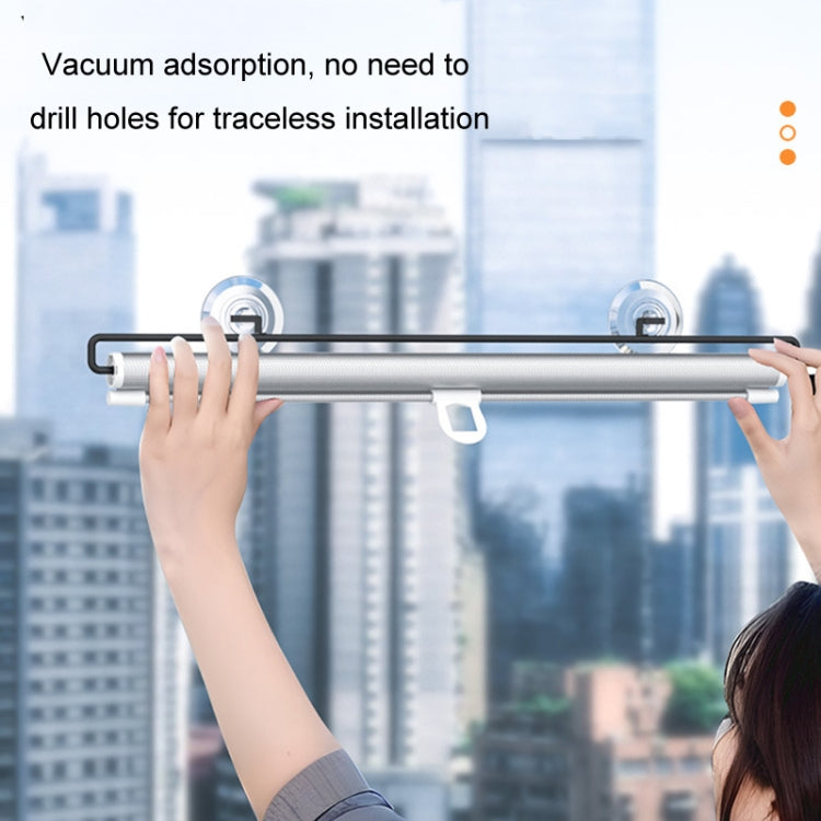 40x125cm Car Summer No-punch Retractable Titanium Silver Sunshade Curtain - HoMEdemic™ 