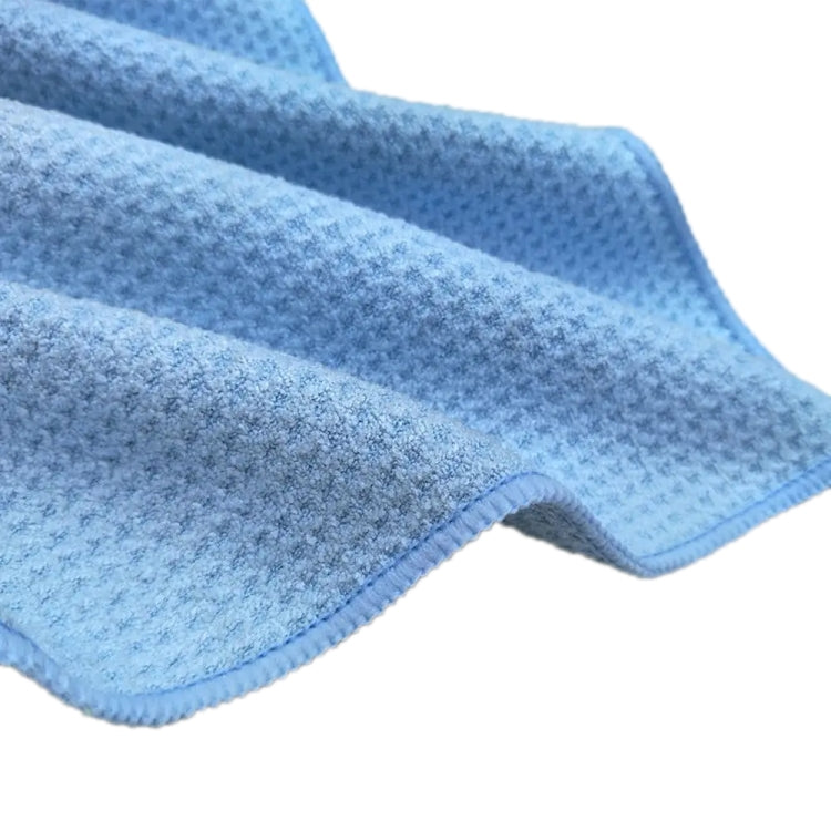 40x40cm Thickened Absorbent Honeycomb Mesh Car Wash Cleaning Towel(Sky Blue) - HoMEdemic™ 