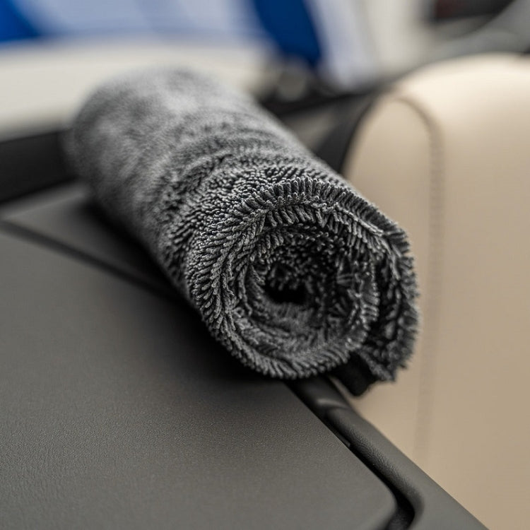 40x40cm Thickened Twisted Braid Cloth Absorbent Car Cleaning Towel(Dark Gray 1pcs) - HoMEdemic™ 