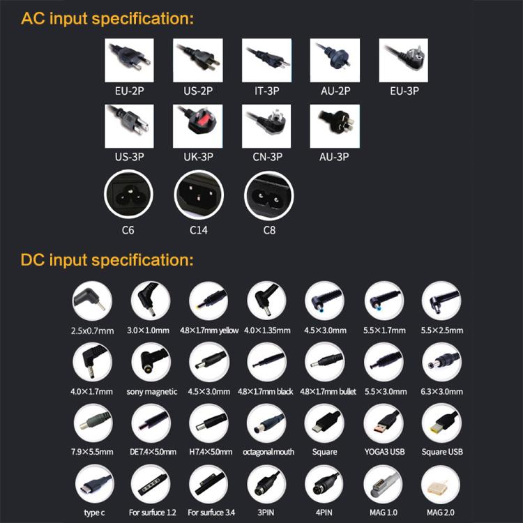 43W 19V 2.1A Laptop Power Adapter Charger For AOC 2.5x0.7mm, Plug:US Plug - HoMEdemic™ 