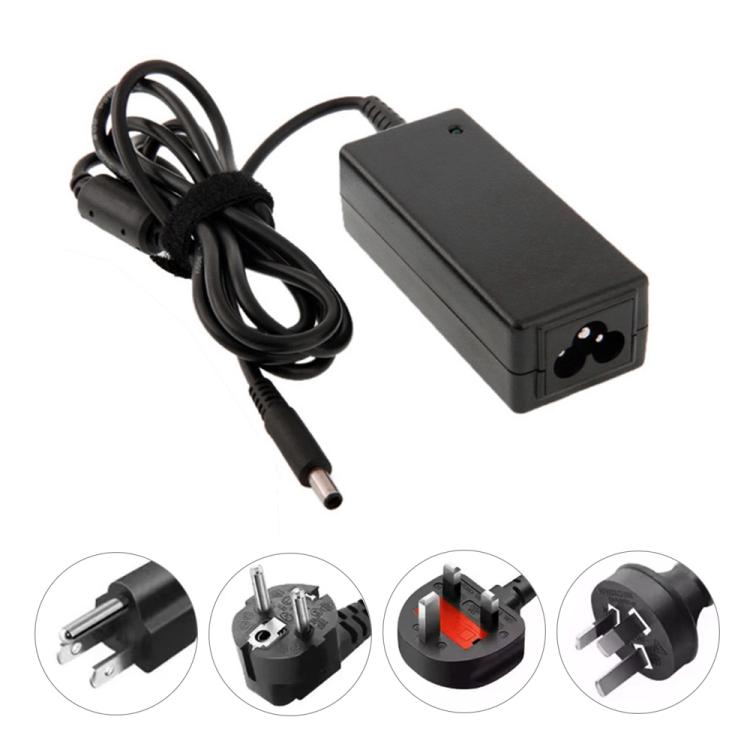 45W 19.5V 2.31A Mini AC Adapter for Dell Notebook, Output Tips: 4.5mm x 2.7mm(UK Plug) - HoMEdemic™ 