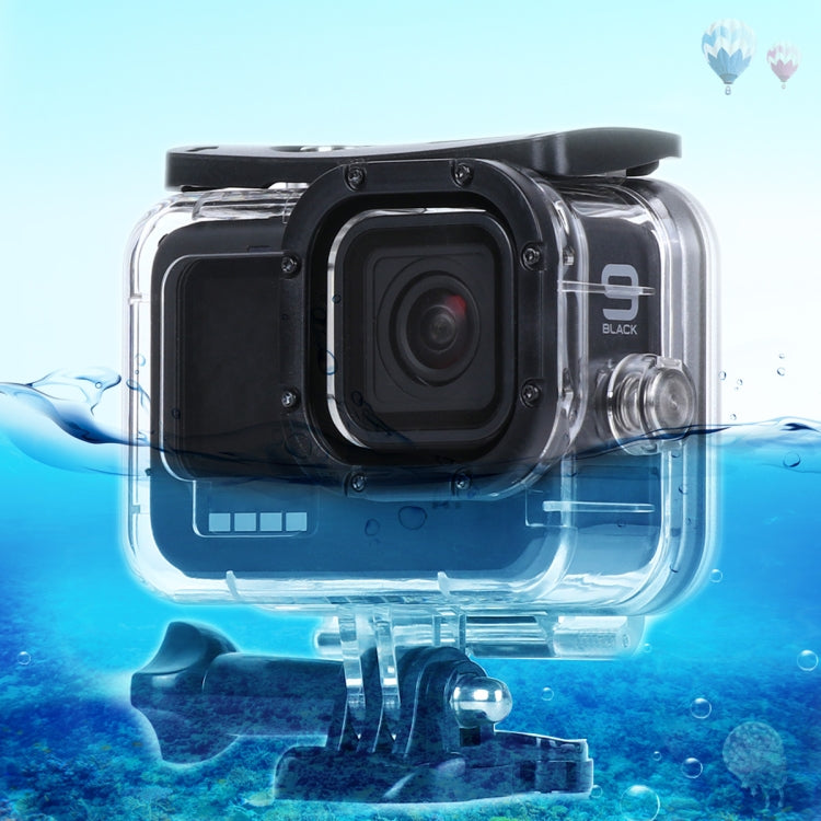 45m Waterproof Housing Protective Case with Buckle Basic Mount & Screw For GoPro HERO10 Black / HERO9 Black - HoMEdemic™ 