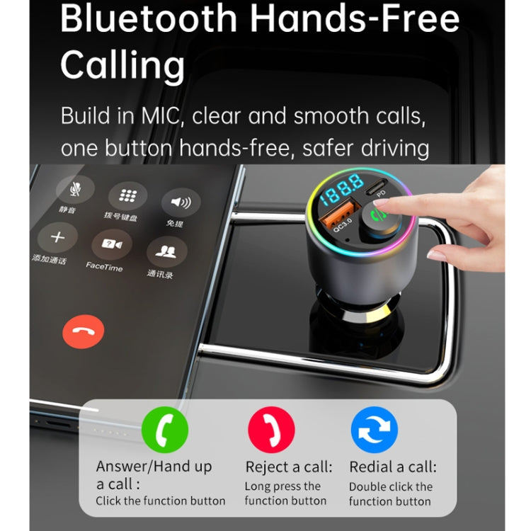 48W Car Bluetooth MP3 Player with Fast Charging(Black) - HoMEdemic™ 