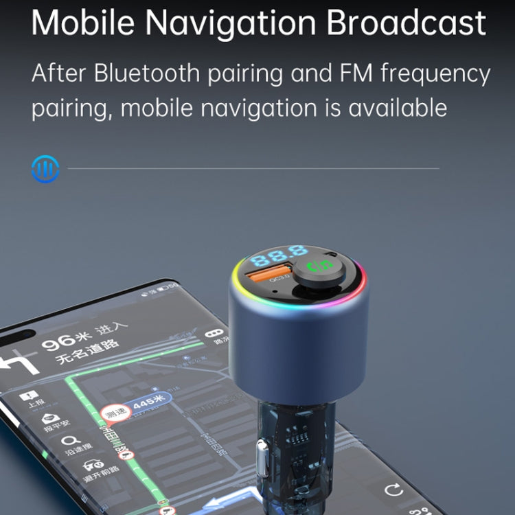 48W Car Bluetooth MP3 Player with Fast Charging(Black) - HoMEdemic™ 