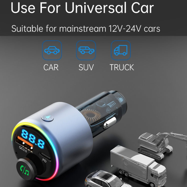 48W Car Bluetooth MP3 Player with Fast Charging(Black) - HoMEdemic™ 