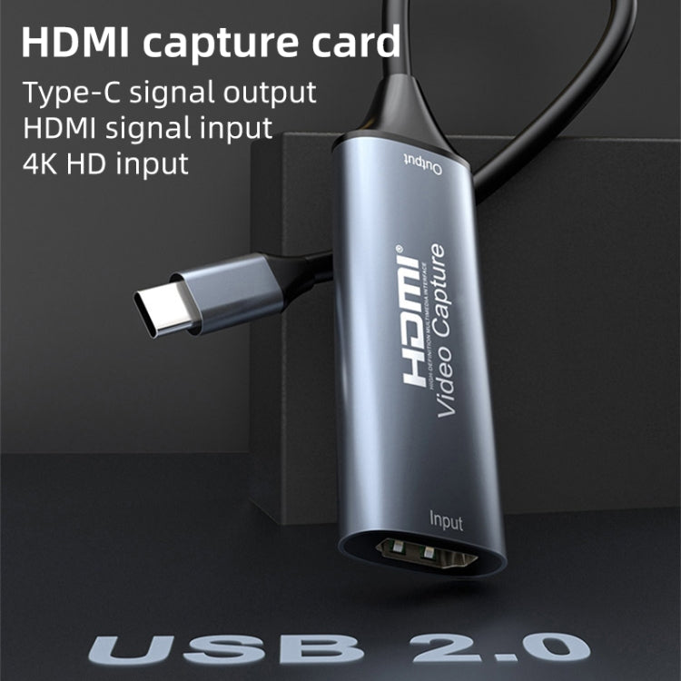 4K 30Hz HDMI to USB-C / Type-C HD Video Capture Card with Cable - HoMEdemic™ 