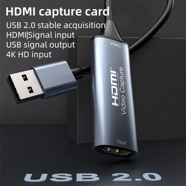 4K 30Hz HDMI to USB2.0 HD Video Capture Card with Cable - HoMEdemic™ 