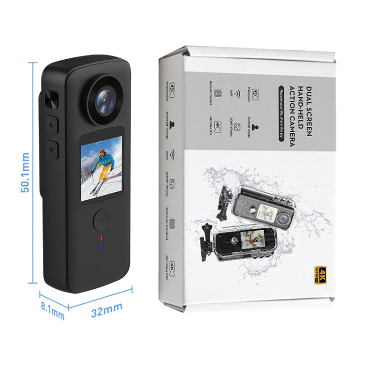 4K HD Touch Dual LCD Screen Handheld Sports Waterproof Camera Outdoor Anti-Shake Diving Camera(DLK-880Q) - HoMEdemic™ 