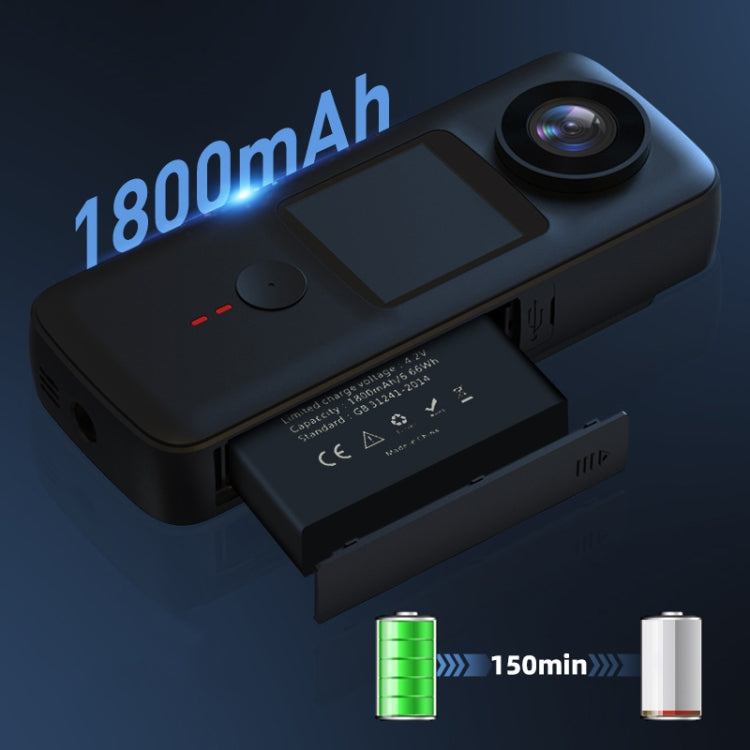 4K HD Touch Dual LCD Screen Handheld Sports Waterproof Camera Outdoor Anti-Shake Diving Camera(DLK-880Q) - HoMEdemic™ 