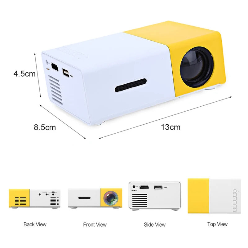 4K Mini Projector for Home Theater and Gaming - HoMEdemic™ 
