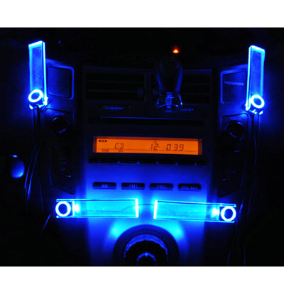 4X Car Illumination Blue Light LED Dash Decoration Lamp, Car LED Dash Decoration Lamp - HoMEdemic™ 