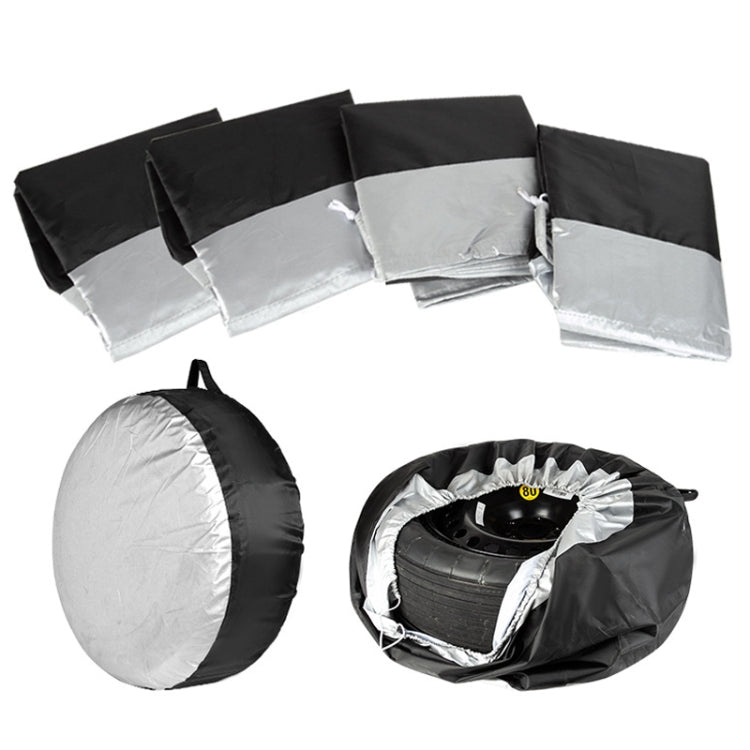 4pcs 65x37cm 210D Oxford Cloth Car Waterproof Dirt-resistant Tire Protective Cover - HoMEdemic™ 