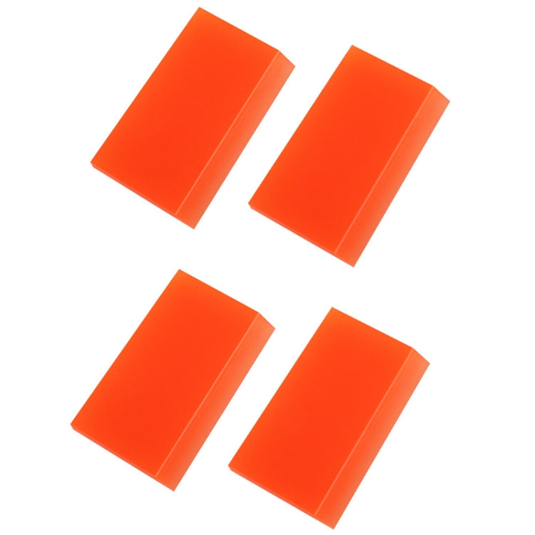 4pcs Car Cleaning Glass Water Film Soft Rubber Scraper, Color: Short  Orange - HoMEdemic™ 