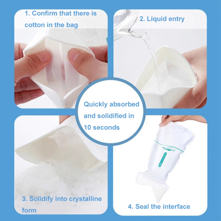 4pcs /Pack Car Disposable Emergency Rapid Coagulation Urine Bag Traffic Jam Pee Bag(13x27cm) - HoMEdemic™ 