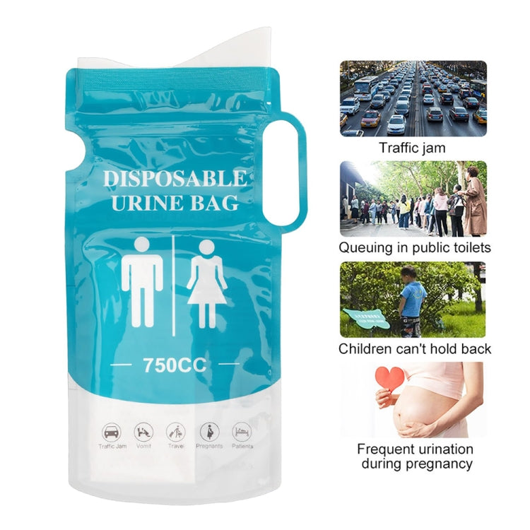 4pcs /Pack Car Disposable Emergency Rapid Coagulation Urine Bag Traffic Jam Pee Bag(13x27cm) - HoMEdemic™ 