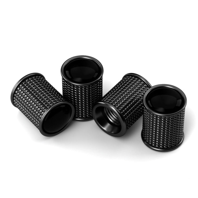 4pcs /Set Zinc Alloy Car Tire Modified Valve Cap(Black) - HoMEdemic™ 