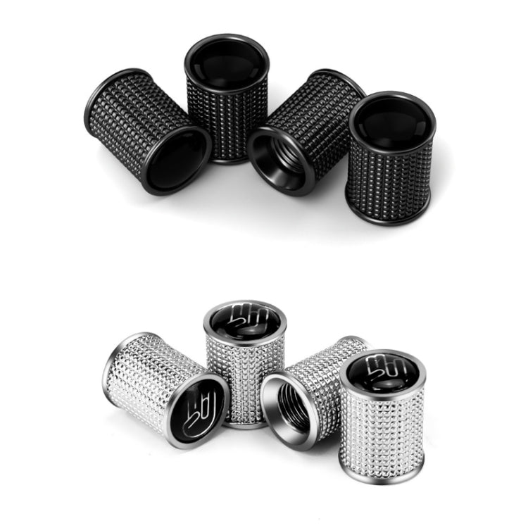 4pcs /Set Zinc Alloy Car Tire Modified Valve Cap(Silver) - HoMEdemic™ 