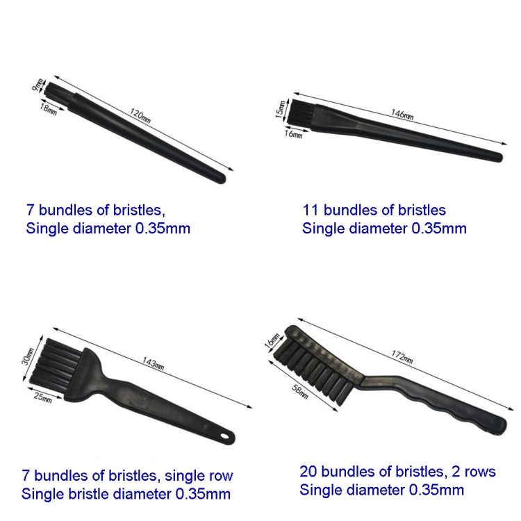 4pcs/set (3 Hard Hair+1 Soft Hair) Computer Keyboard Screen Camera Lens Digital Equipment Cleaning Brush - HoMEdemic™ 