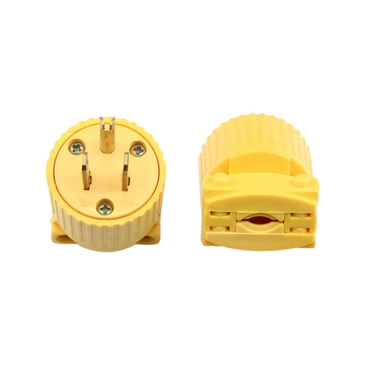 5-15P 125V Detachable Plug Adapter 15A Tripolar Power Adapter, US Plug - HoMEdemic™ 