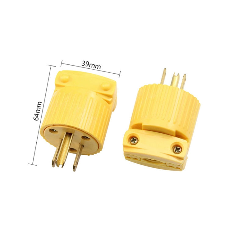 5-15P 125V Detachable Plug Adapter 15A Tripolar Power Adapter, US Plug - HoMEdemic™ 
