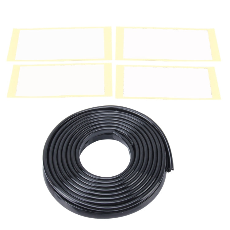 5.6m Car Decorative Strip Rubber Chrome Decoration Strip Door Seal Window Seal, 5.6m Black, 5.6m Red, 5.6m Transparent - HoMEdemic™ 
